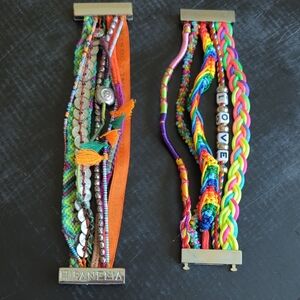 Hipanema Multicolor Beaded Bracelets